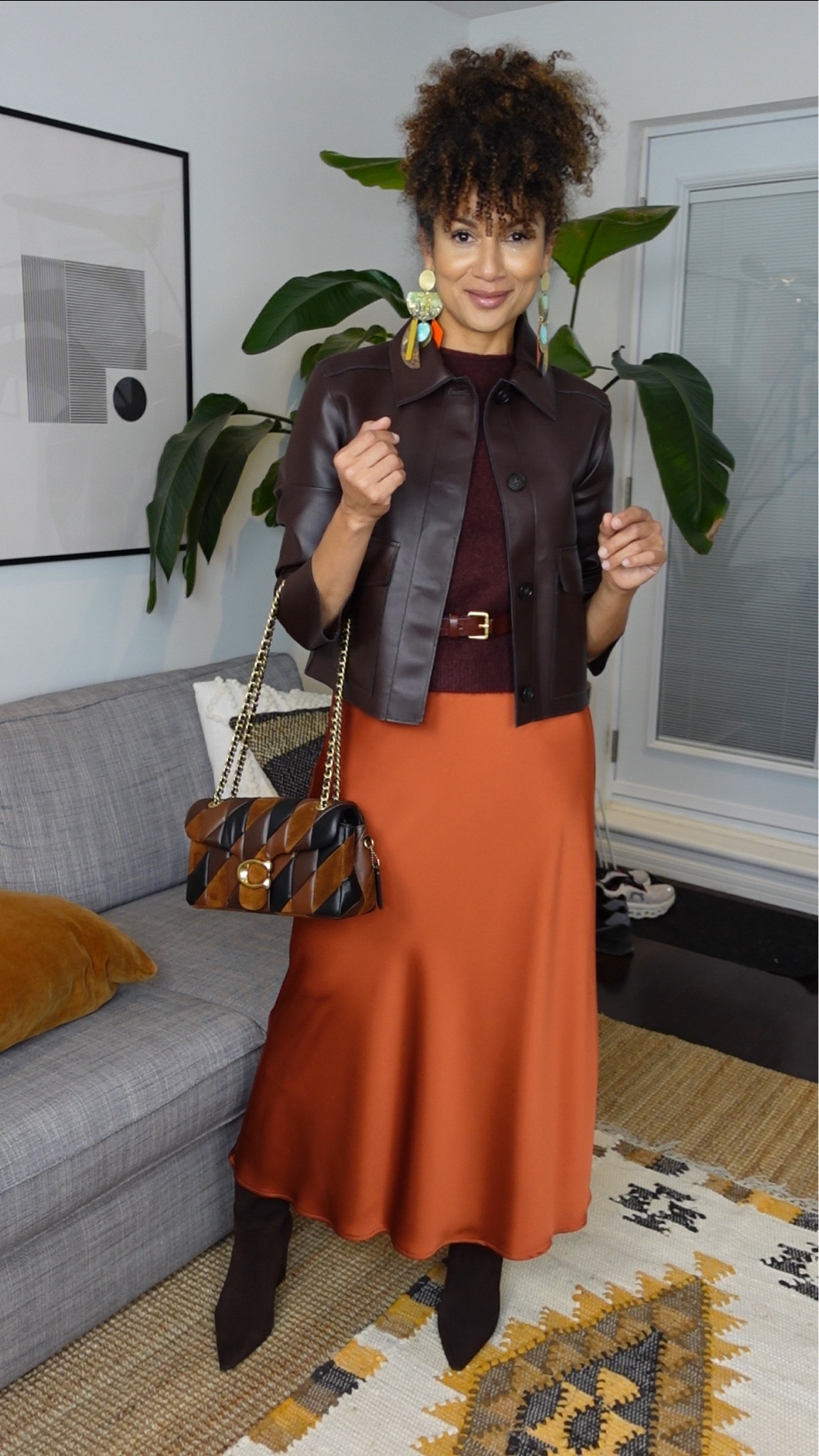 Burgundy/Eggplant is trending for fall. Here’s four ways to style it ❤️🤎