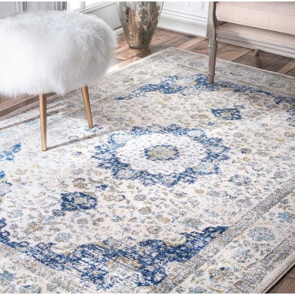 Hosking Blue Area Rug | Wayfair North America
