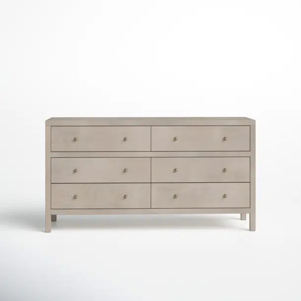 Celine 6 Drawer 60" W Double Dresser | Wayfair North America