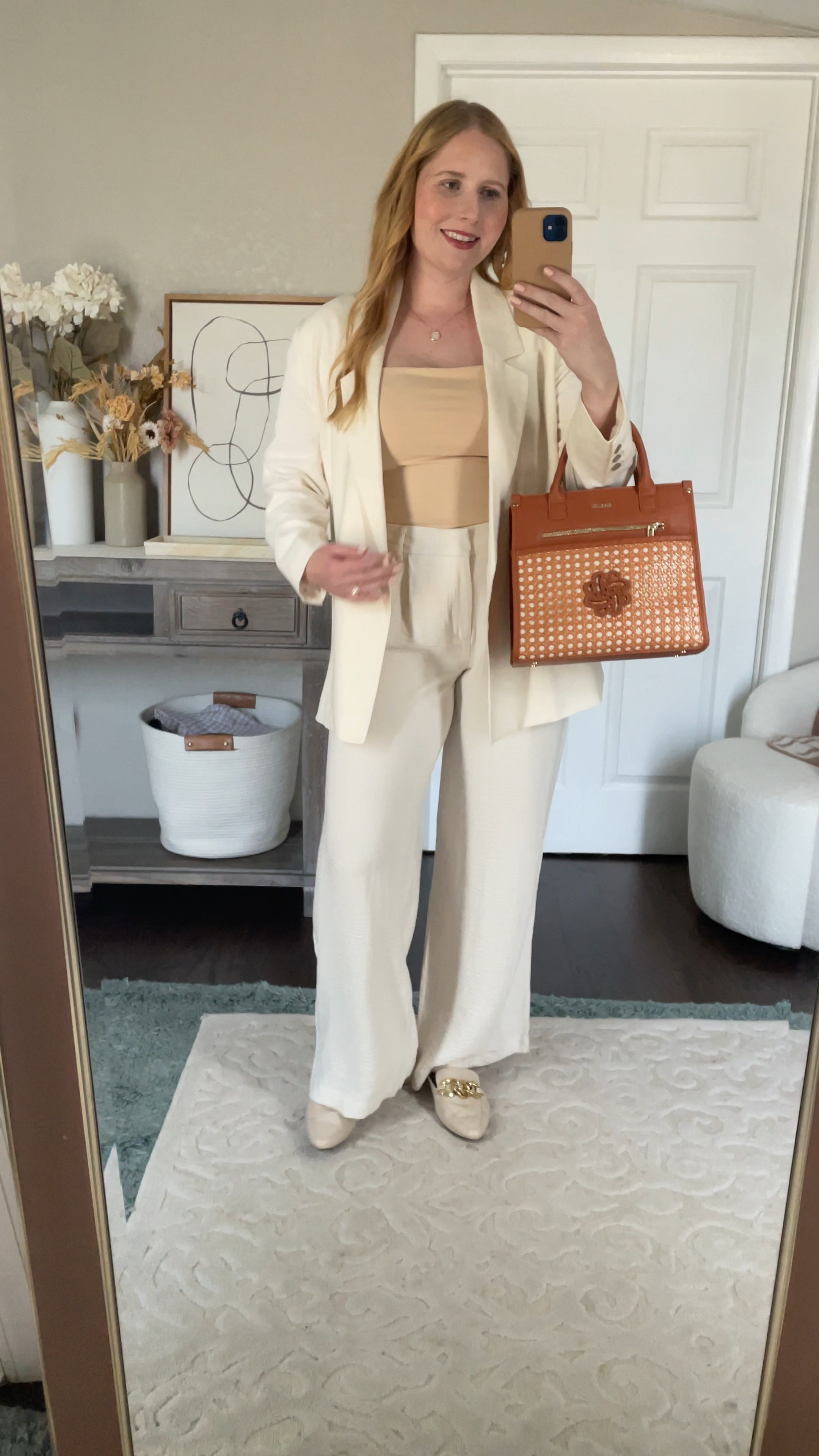 Styling cream trousers from Target- size 8 - size down 1 • Target wide leg trousers • styling wide leg trousers // #target #targetfashion #ltkvideo

#LTKunder50 #LTKsalealert #LTKSeasonal