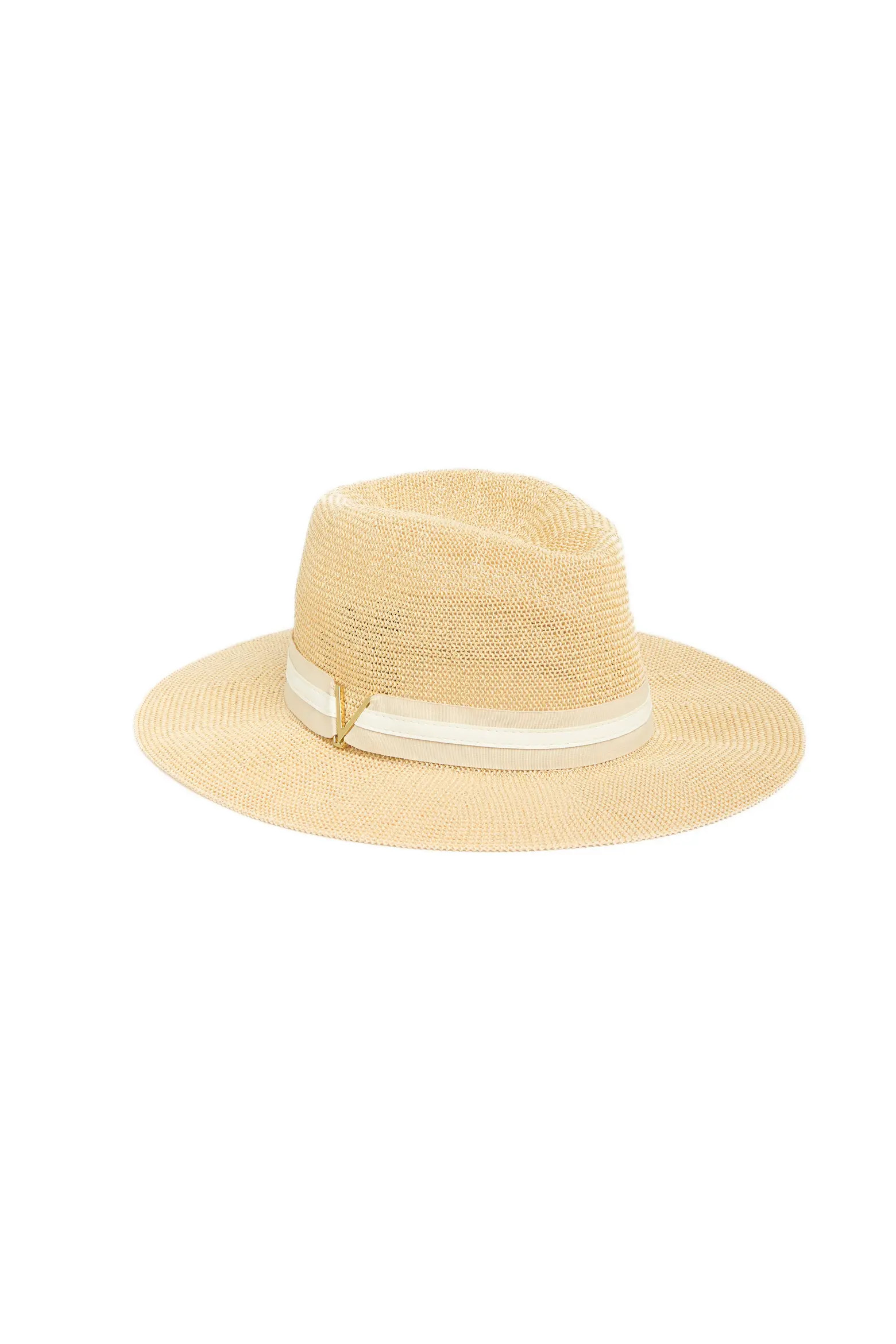 Grosgrain Faux Leather Band Panama Hat (Women) | Nordstromrack | Nordstrom Rack