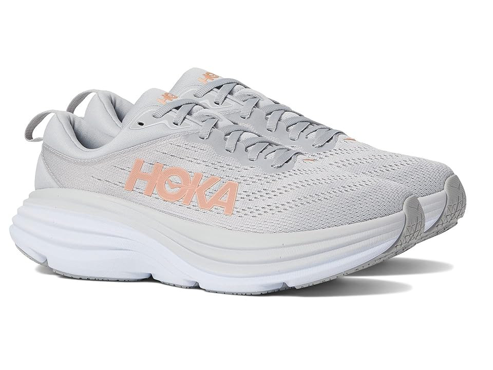 Hoka Bondi 8 Women's Shoes Harbor Mist/Lunar Rock : 5.5 B - Medium, Manmade | Zappos