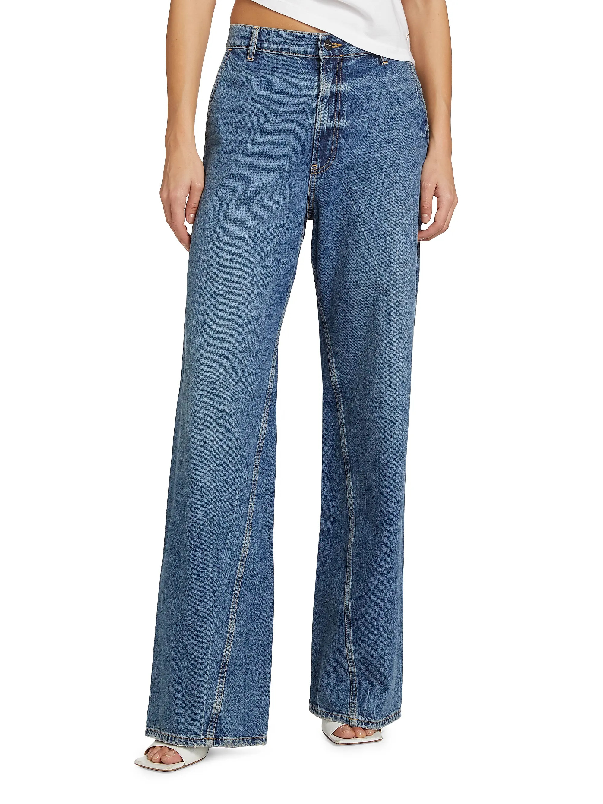 Briley High-Rise Wide-Leg Jeans | Saks Fifth Avenue
