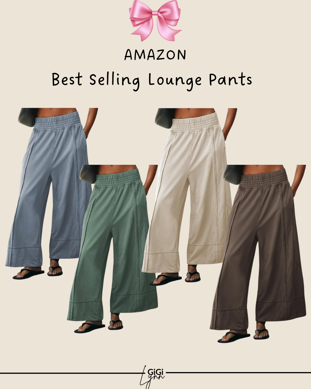 These TAQCUX Wide Leg Lounge Pants are the perfect combination of comfort, relaxed fit, and effortless style. Designed with a high elastic waistband and flowy wide leg silhouette, these pants give you that flattering, laid-back look while still feeling put together.

The soft cotton fabric makes them lightweight and breathable, perfect for all-day wear, while the baggy palazzo style adds that trendy, elevated casual vibe everyone is loving right now.

These are so versatile — pair them with a basic tank, cropped tee, oversized sweatshirt, or lightweight sweater for an easy everyday outfit. They’re perfect for lounging, travel days, running errands, casual workwear, or relaxed weekend style.

✨ Why these pants are trending:
• High-waisted elastic waistband
• Flowy wide leg / palazzo silhouette
• Soft, breathable cotton fabric
• Comfortable loose fit
• Perfect for casual or lounge outfits

If you love comfortable lounge pants, effortless outfits, and elevated casual style, these are a must-have staple.

#ltkstyle #ltkfashion #widelegpants #palazzopants #loungestyle #casualstyle #comfortablefashion #traveloutfit #effortlessstyle #midweststyle #over40style #amazonfashionfinds #ltkfinds

 

 #LTKootd #LTKActive #LTKSaleAlert