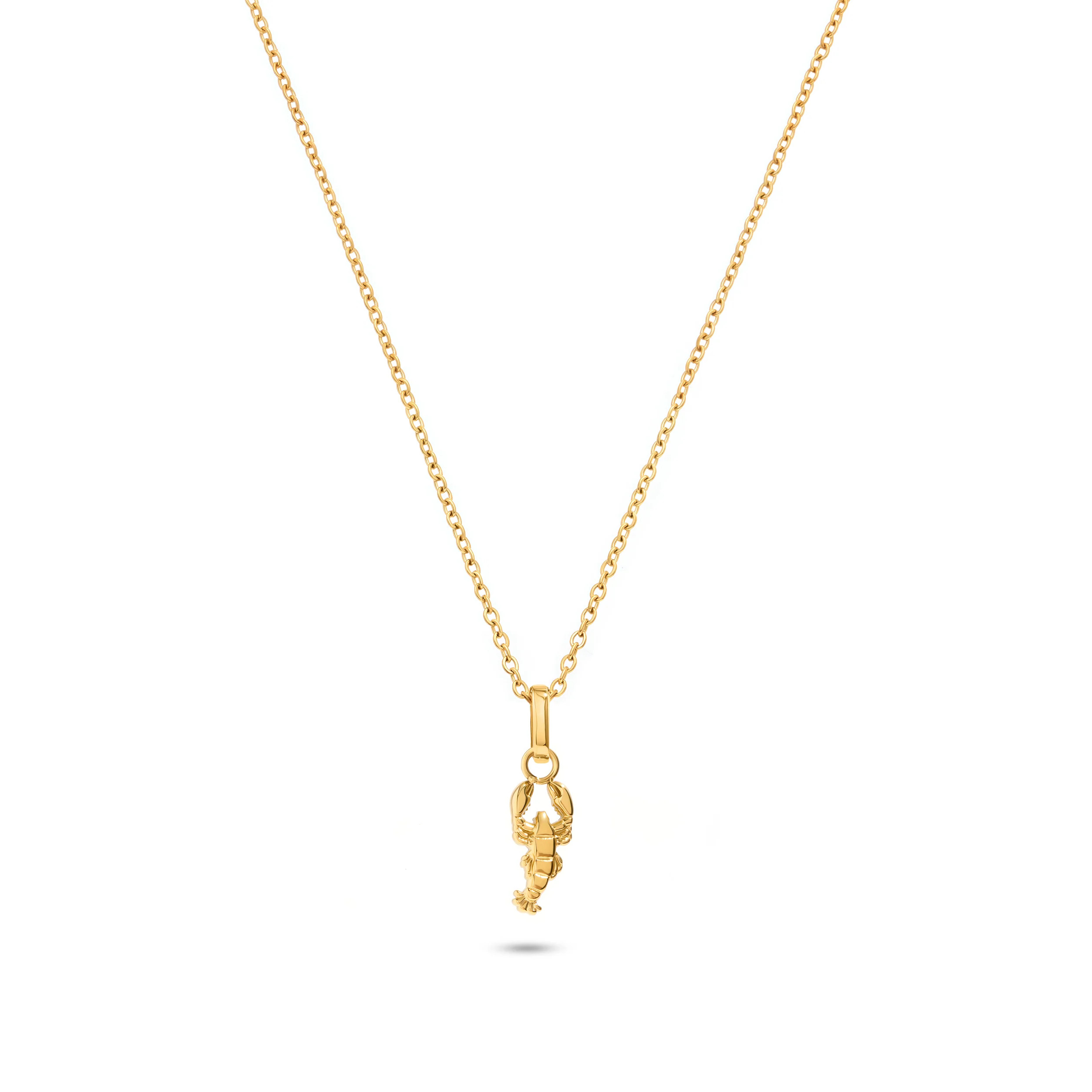 Ocean Charms Lobster Necklace (Gold) | Abbott Lyon