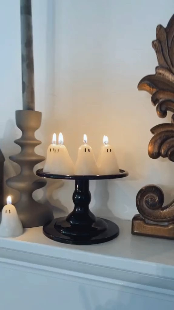 Halloween decor that’s too cute! These mini ghost candles are the cutest for decorating! #halloween

#LTKHome #LTKVideo #LTKSeasonal