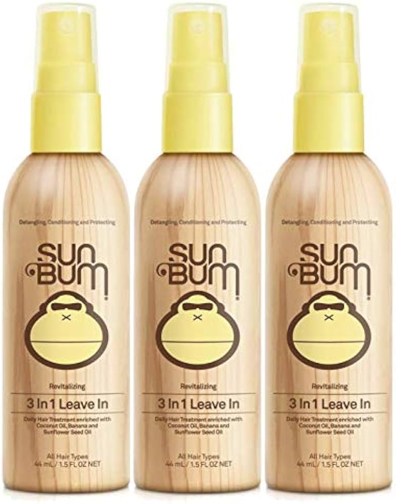 Revitalizing 3 in 1 Leave In Hair Conditioner, 1.5 oz, pack of 3 | Amazon (US)