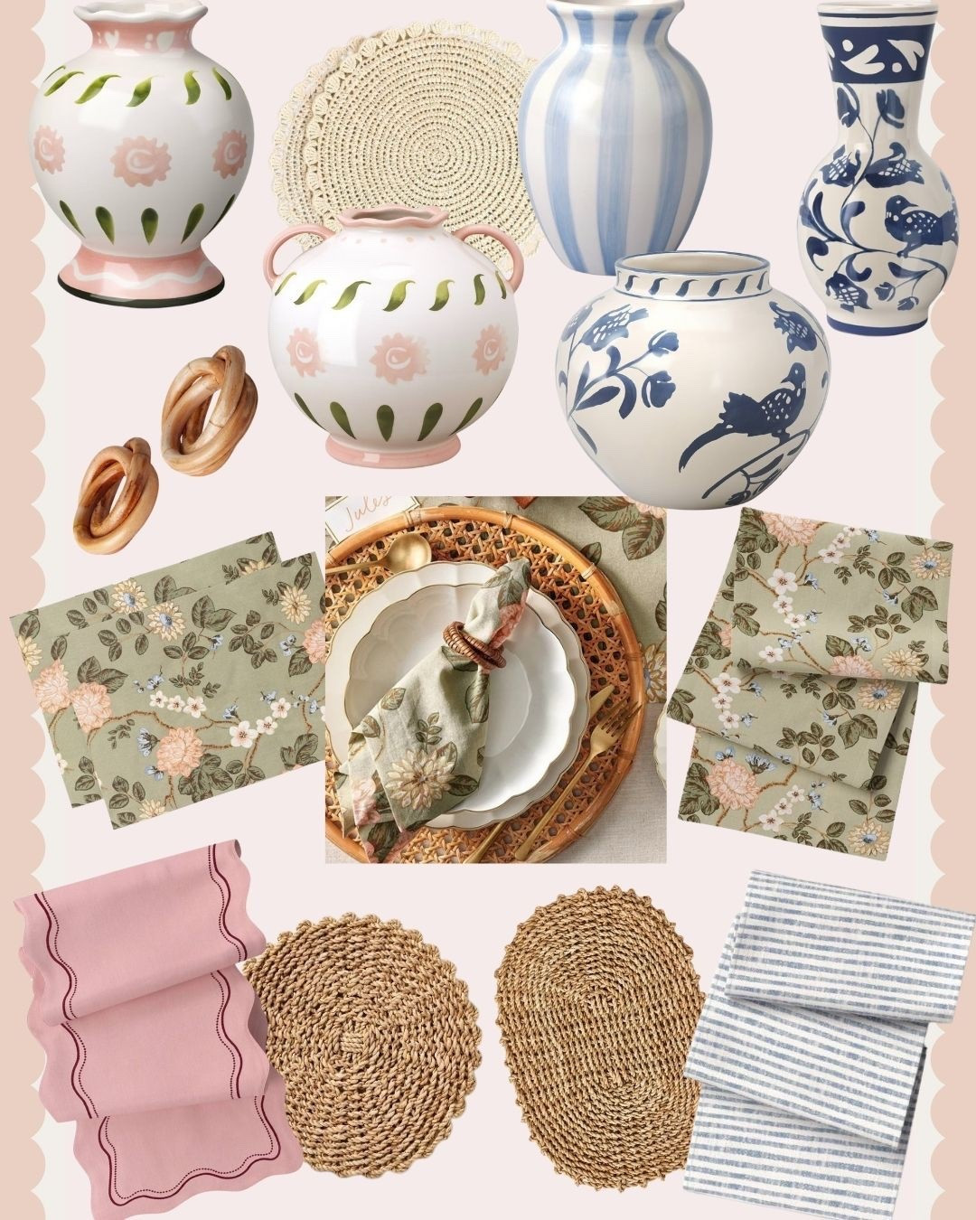 Sharing simple spring touches for a cozy, refreshed home ✨ favorite Spring decor finds from Target. 

✨ Spring Home Decor Table Setting Ideas | Target Finds | Spring Vases | Botanical Spring Table | 

#LTKSeasonal #LTKFindsUnder50 #LTKHome