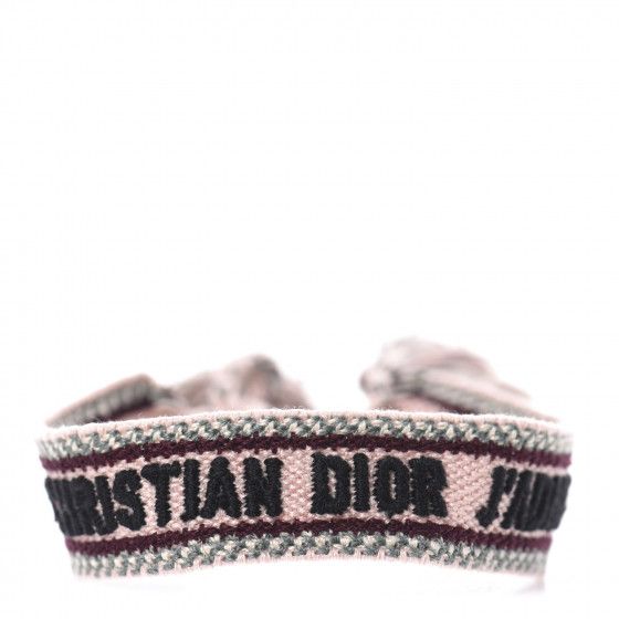 CHRISTIAN DIOR Woven Cotton J'Adior Friendship Bracelet | Fashionphile