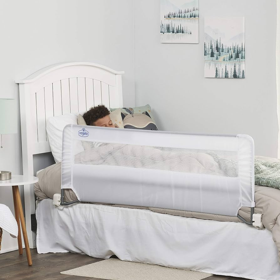 Regalo Swing Down 54-Inch Extra Long Bed Rail Guard, with Reinforced Anchor Safety System | Amazon (US)