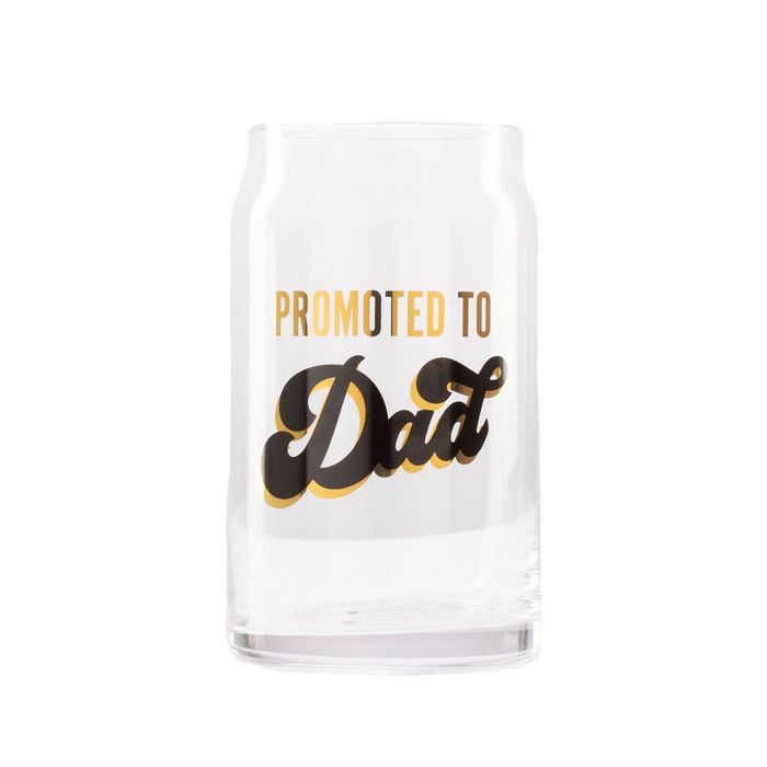 Pearhead Promoted to Dad Beer Glass 16 oz | Target