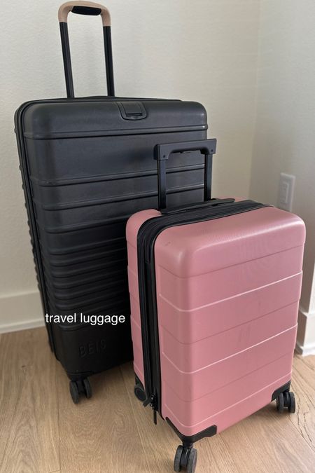 I’ve had this pink luggage for years & it’s my favorite lower price point option! 
