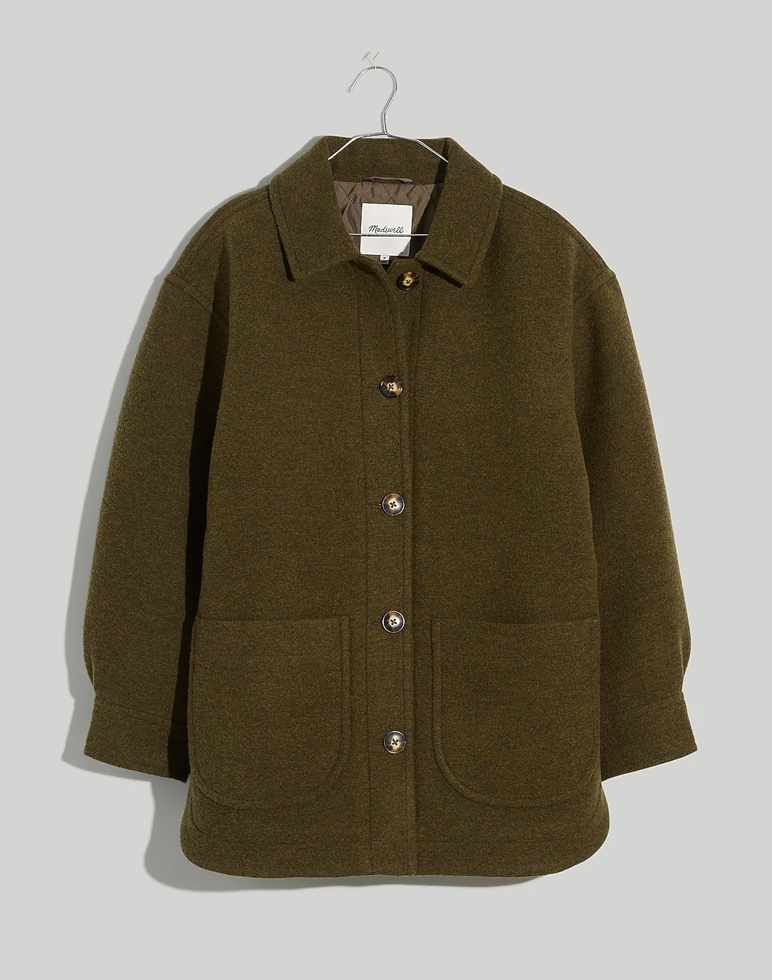 Brushed Belrose Shirt-Jacket | Madewell