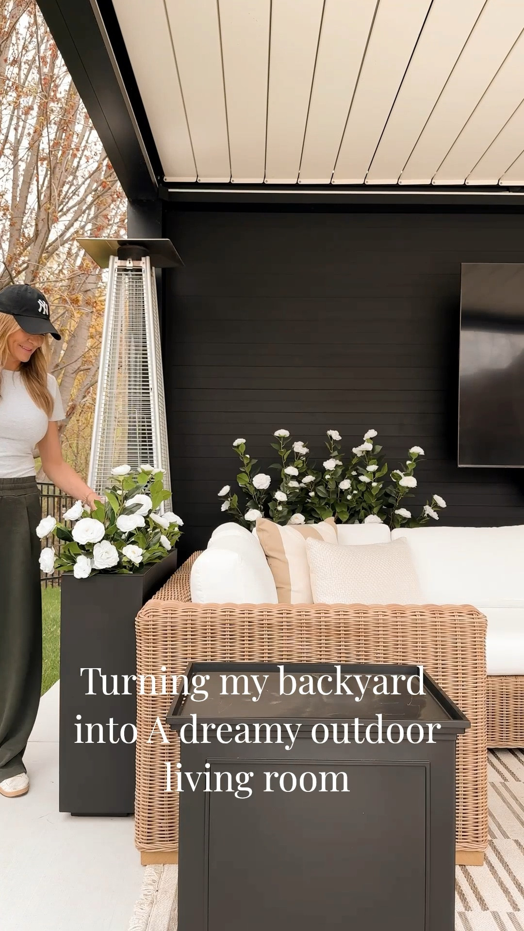 Creating an outdoor space that feels like a resort! This year I decided I wanted to add more greenery to this space. I started with my favorite veradek collection. I wanted something that was slim but still had height and these planters were exactly what I was looking for. Adding the flowers completes this space and makes it feel like a little outdoor modern cottage living room.

#LTKSaleAlert #LTKHome #LTKSeasonal