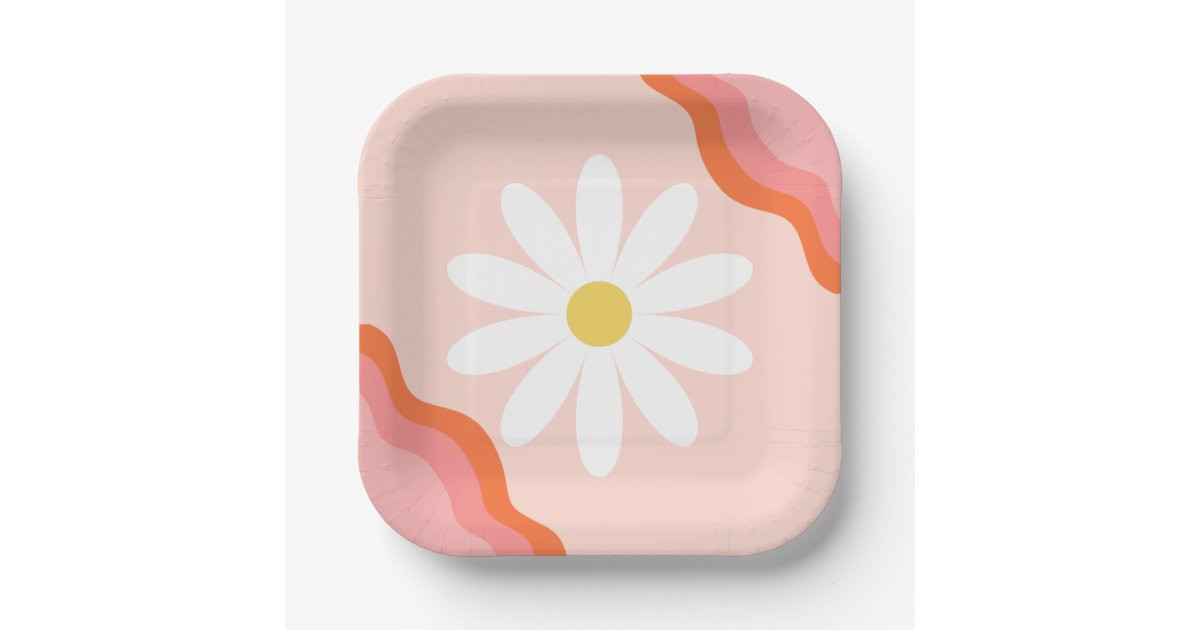 Groovy Paper Plates | Groovy Party Plates | Zazzle | Zazzle
