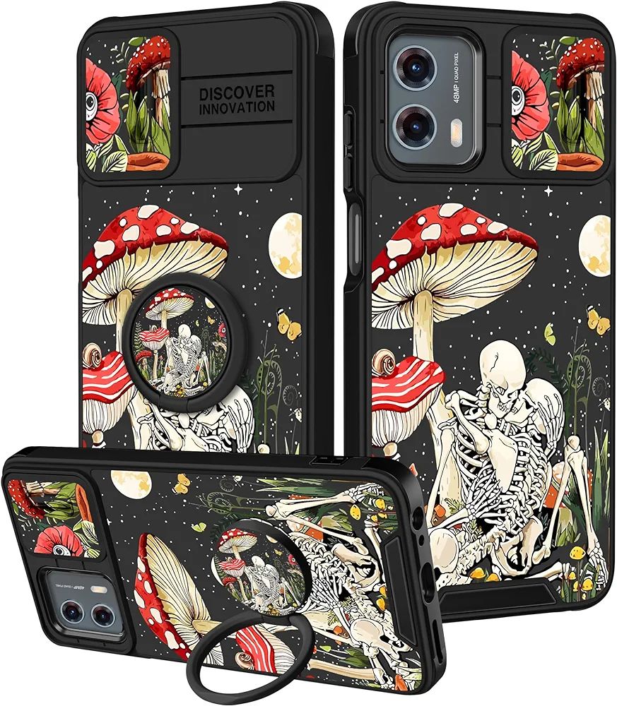 (2in1 for Motorola Moto G 5G 2023 Case for Cute Skeleton Skull Phone Cover Goth Funny Cool Horror... | Amazon (US)