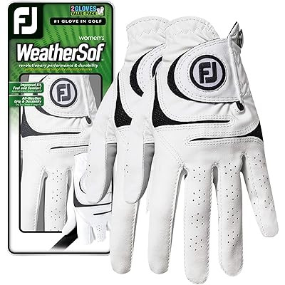 FootJoy Women's WeatherSof Golf Glove (White) | Amazon (US)