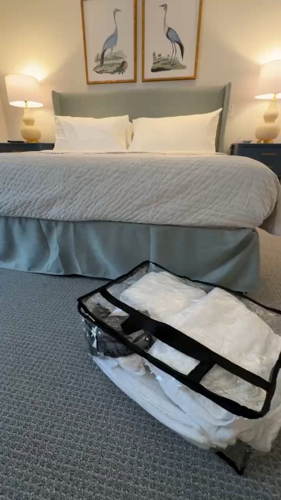 Storing towels and sheets is so much easier with these clear totes. Definitely essential for our condo. Hosting tips, Airbnb tips, hosting essentials, Grandmillennial home, coastal condo

#LTKHome