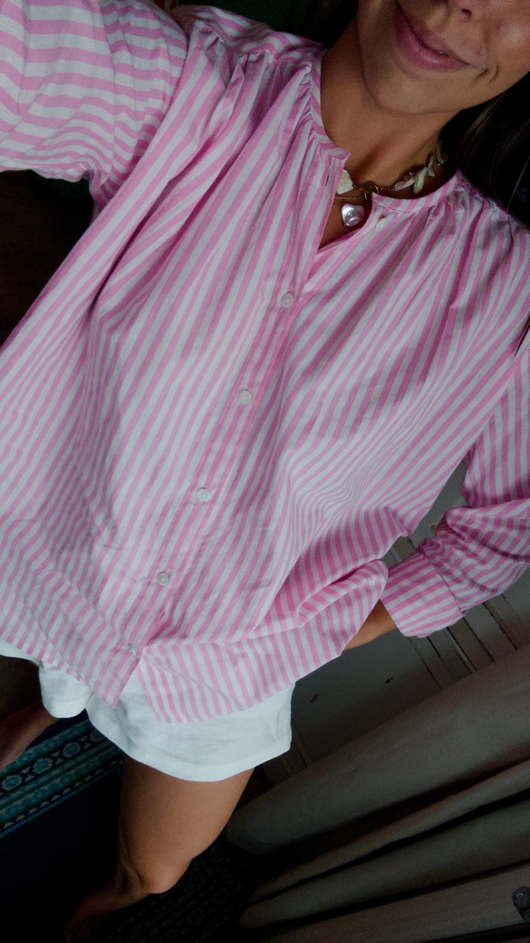 #OOTD Working from home today so I kept it casual, but still wanted to feel a little polished since I’ll be out running errands later! I’ve been living in linen lately — these shorts and this button-up are super lightweight and easy to throw on, but still make me feel like I put in some effort. Perfect for this late summer heat. 

#LTKFindsUnder50 #LTKFindsUnder100