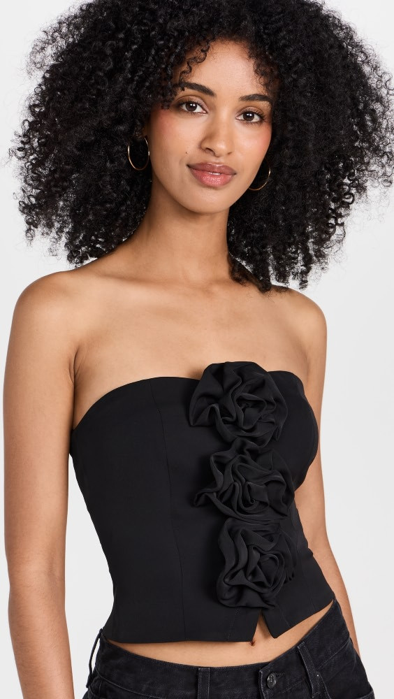 endless rose Strapless Flower Top | Shopbop | Shopbop