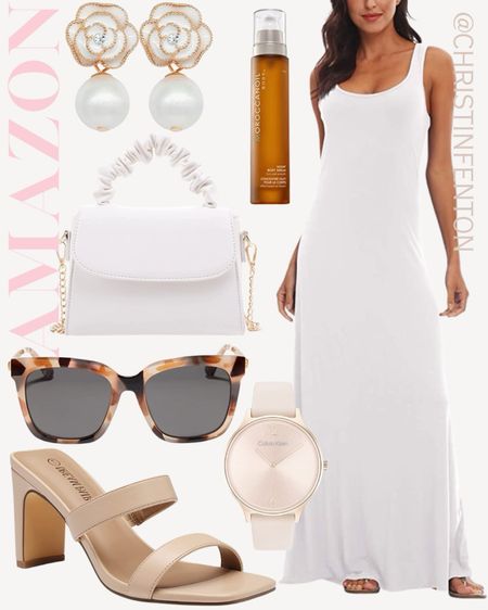 Amazon Fashion Finds! Spring outfits, summer dresses, tropical dresses,  pastel dresses, vacation dresses, resort dresses, resort wear, summer tops, bikinis, one piece swimsuits, high heels, sandals, pumps, fedora hats, bodycon dresses, bodysuits, mini skirts, maxi skirts, watches, backpacks, camis, crop tops, high heeled boots, crossbody bags, clutches, hobo bags, gold rings, simple gold necklaces, simple gold rings, gold bracelets, gold earrings, stud earrings, work blazers, outfits for work, work wear, jackets, bralettes, satin pajamas, hair accessories, knee high boots, nail polish, travel luggage. Click the products below to shop! Follow along @christinfenton for new looks & sales! @shop.ltk #liketkit #founditonamazon 🥰 So excited you are here with me! DM me on IG with questions! 🤍 XoX Christin #LTKcurves #LTKfit 

#LTKstyletip #LTKshoecrush #LTKitbag #LTKsalealert #LTKwedding #LTKfindsunder50 #LTKfindsunder100 #LTKbeauty #LTKworkwear #LTKhome #LTKtravel #LTKfamily #LTKswim #LTKSeasonal #LTKparties #LTKmidsize #LTKover40