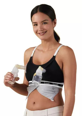 Bravado Designs Women's Clip and Pump Hands-Free Nursing Bra Accessory - Sustainable, Black, XL | Belk