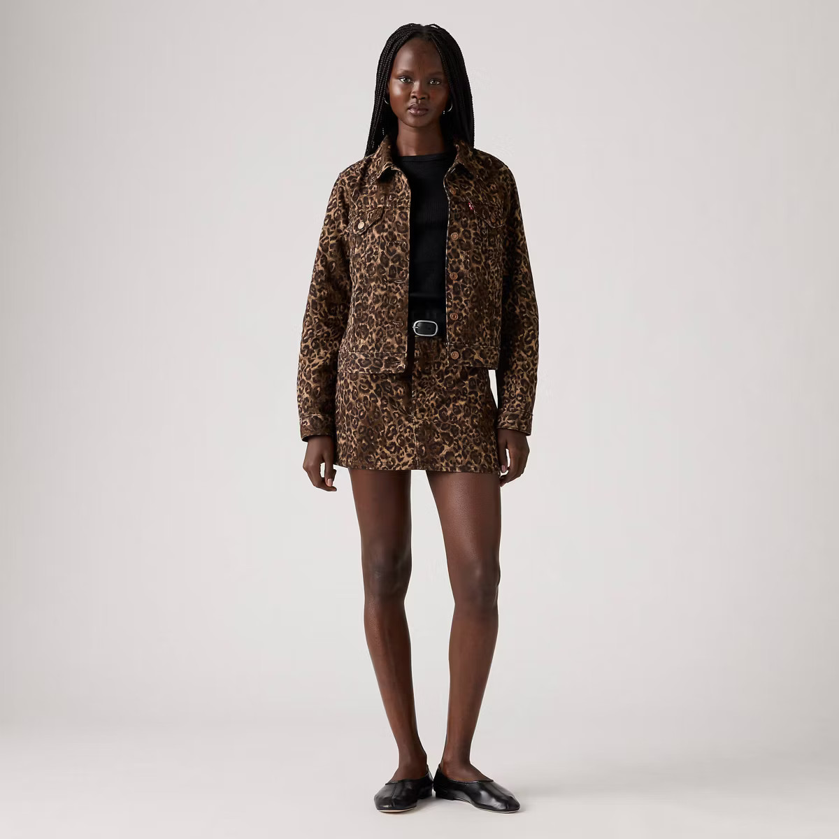 Levi's® Women's Original Leopard Print Trucker Jacket - Cat Eyes XL | Target