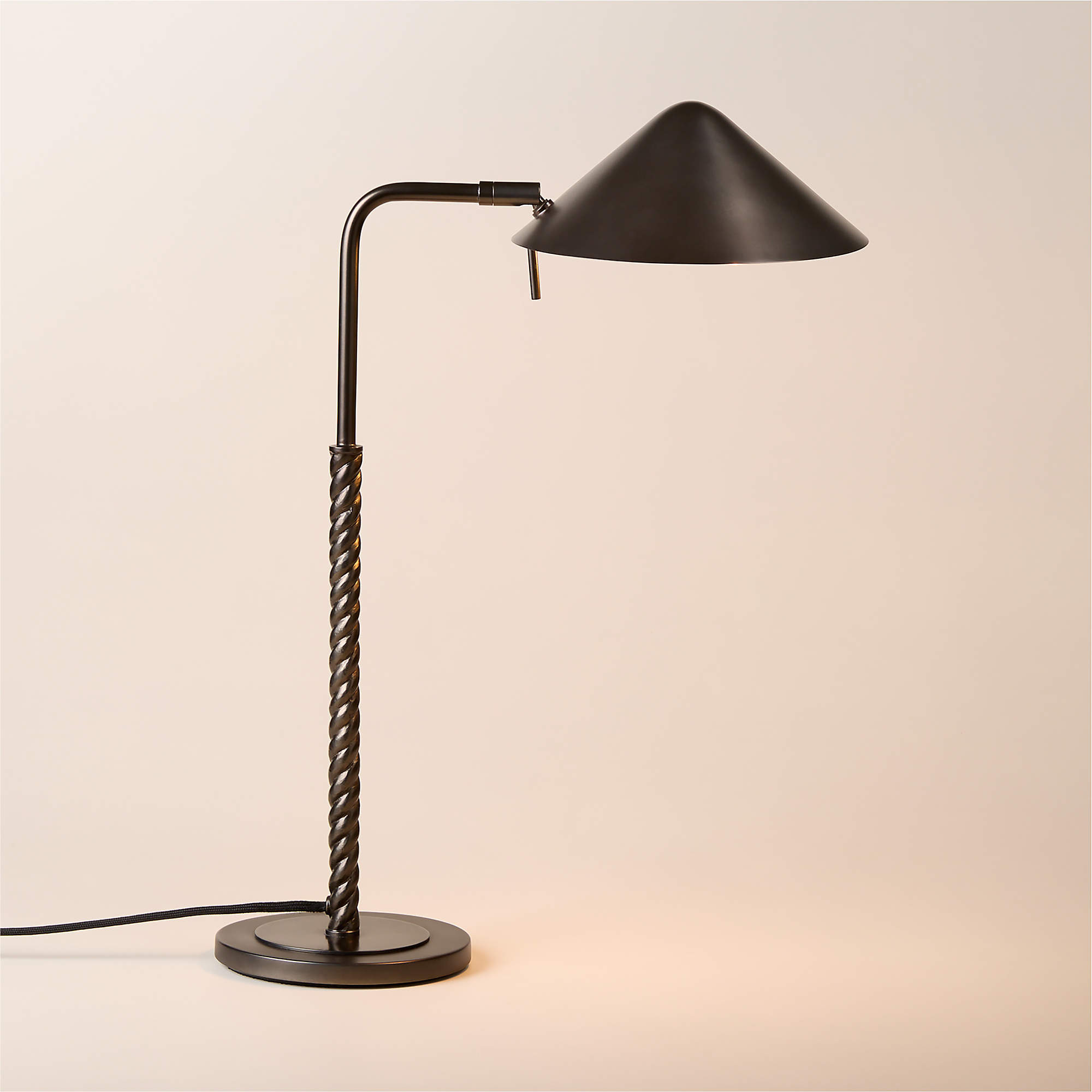 Stoke Dark Bronze Table Lamp | CB2 | CB2