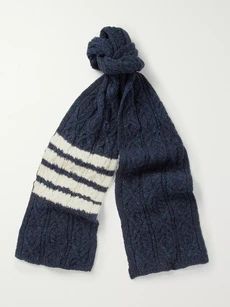 Wool and Mohair-Blend Scarf | Mr Porter Global