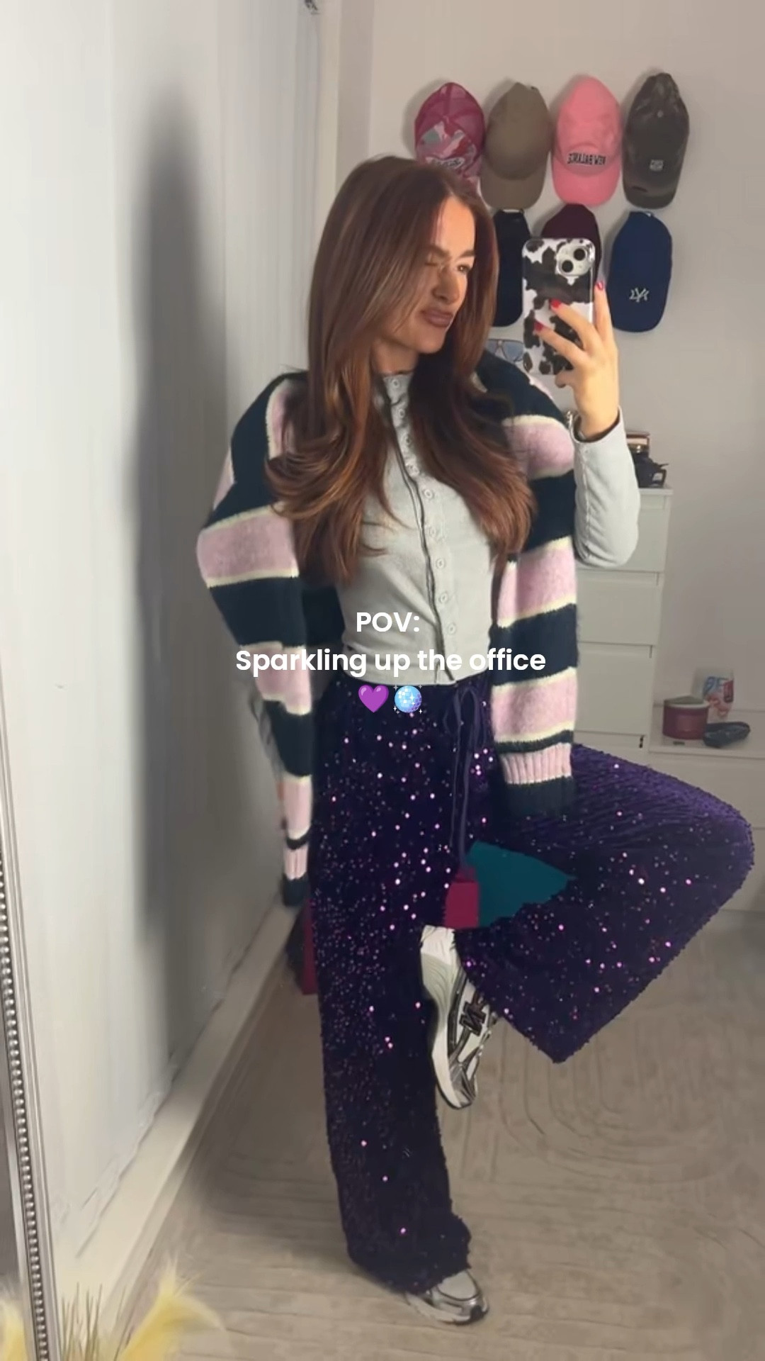 Sparkly pants for the office anyone?? 

-Officewear -Glitter trousers - Purple trousers -Workwear -Coolgirl 

#LTKpetite #LTKworkwear #LTKuk