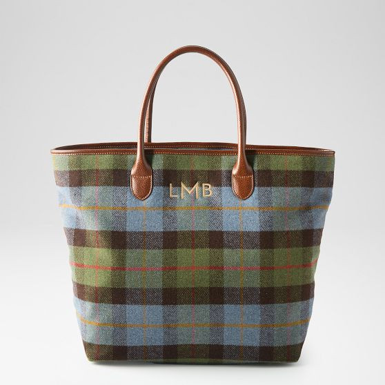 Sutton Plaid Travel Tote | Mark and Graham
