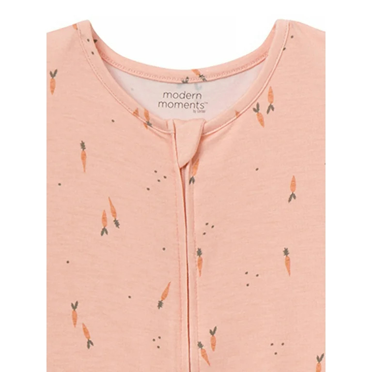 Modern Moments by Gerber Toddler Neutral Super Soft Easter One-Piece Pajama, Sizes 12 Months-5T | Walmart (US)