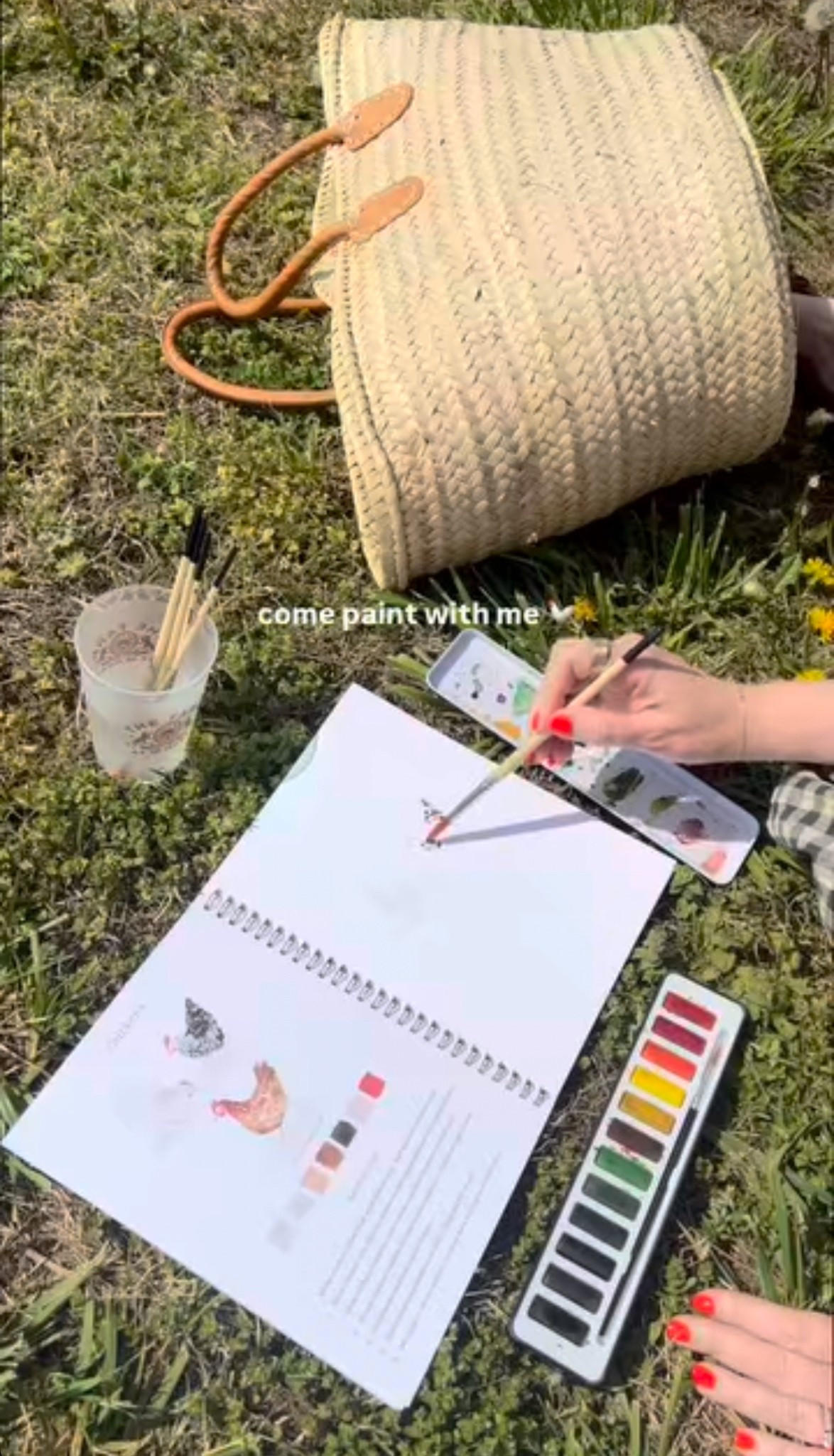 Farm watercolor book. Love painting the chickens! 

#LTKKids #LTKdayinmylife #LTKmorningroutine