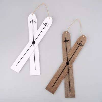 2ct Wood Skis - Bullseye's Playground™ | Target