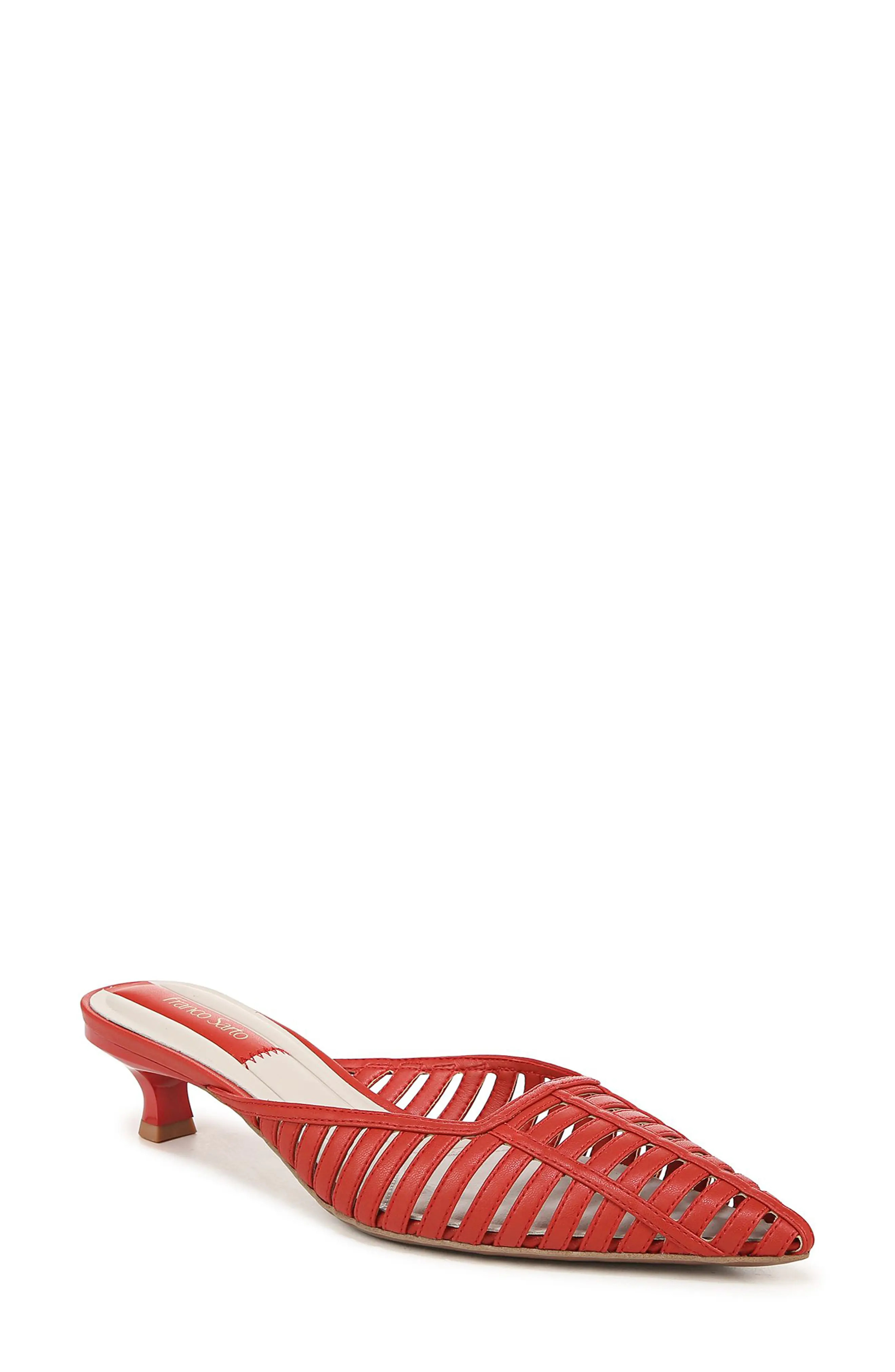 Franco Sarto Marline Pointed Toe Kitten Heel Pump (Women) | Nordstromrack | Nordstrom Rack
