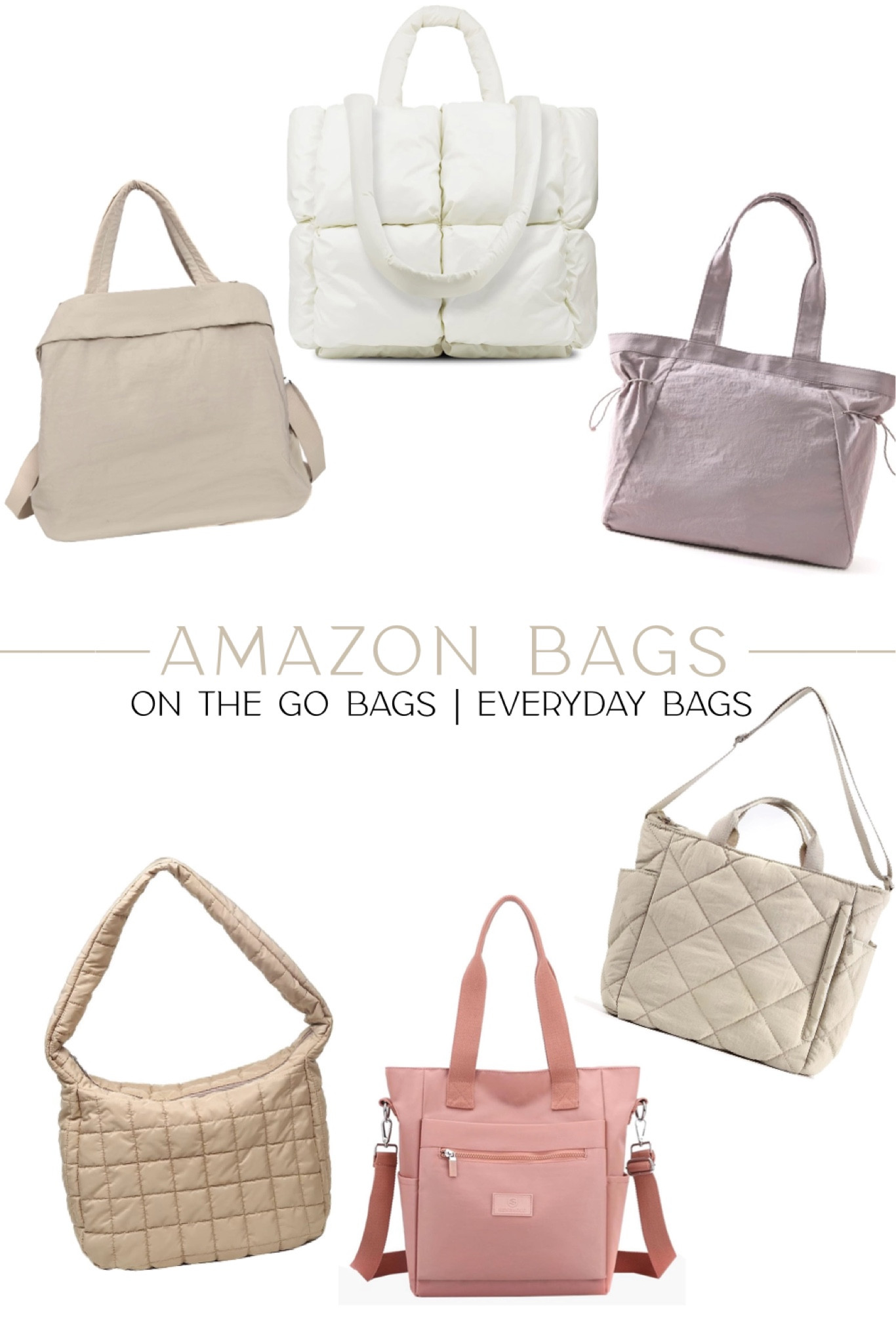 AMAZON BAGS | everyday bag | work bag | tote bags | mom bags 

#LTKunder100 #LTKunder50 #LTKFind