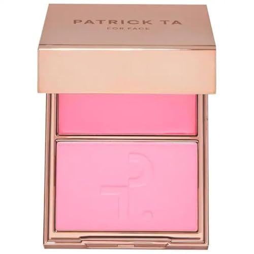 PATRICK TA Major Beauty Headlines - Double-Take Crème & Powder Blush - Just Enough (soft blue pink) | Amazon (US)