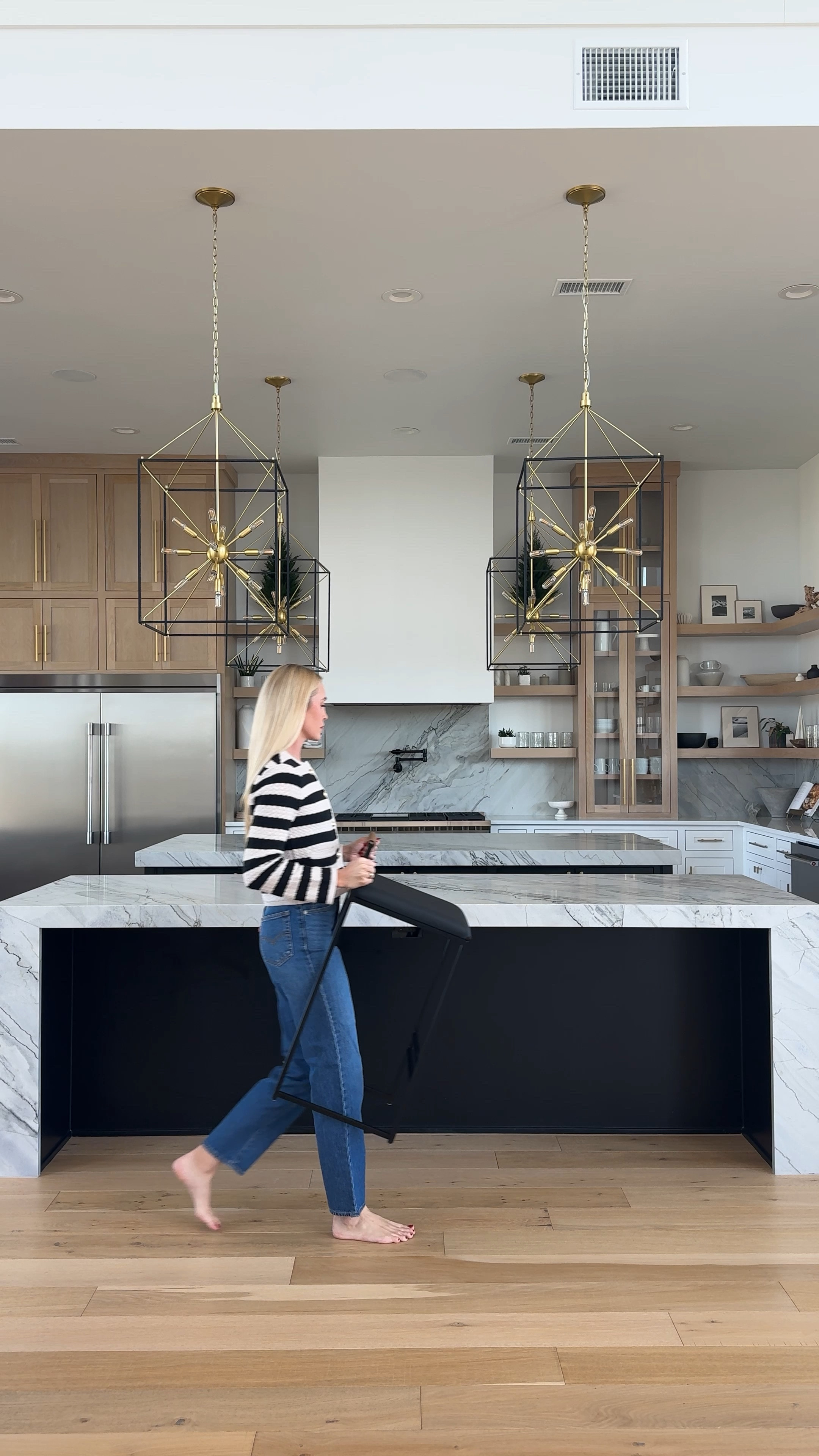 If you’ve been around for a bit, you might remember when I swapped out my pricey designer counter stools for the bespoke simplicity of the @bycrea Freja Stools. Almost two years later, and we’re still loving them! These beauties are not only sleek but also super kid and family-friendly—and they still look brand new.

We have the 66 cm stools with the black vegan leather and the coffee bean back rest. Currently on sale for 15% off.

#LTKVideo #LTKSaleAlert #LTKHome