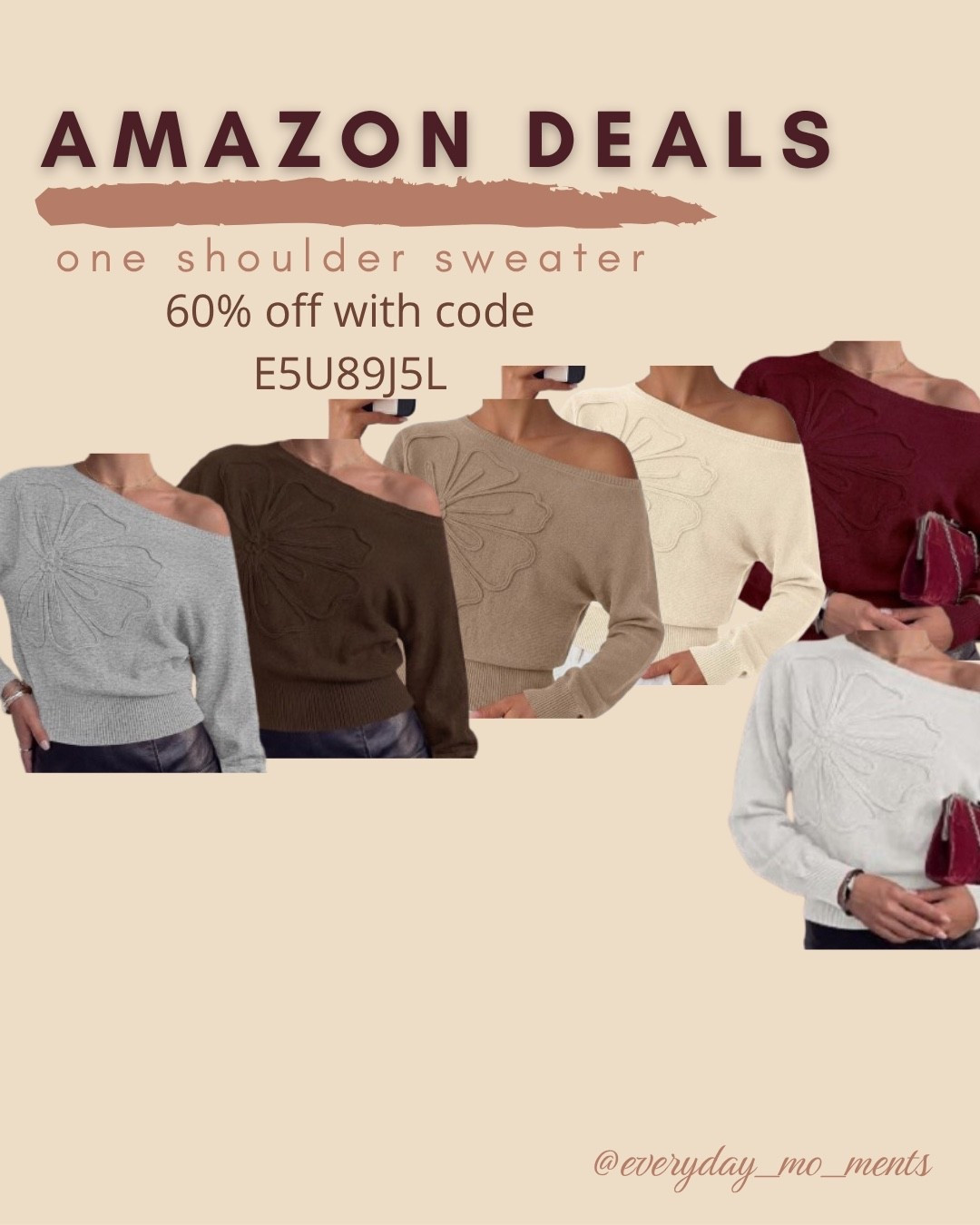 $12 ends 9/3

Amazon fashion
Amazon deals
One shoulder sweater
Floral sweater
Fall fashion

#LTKSaleAlert