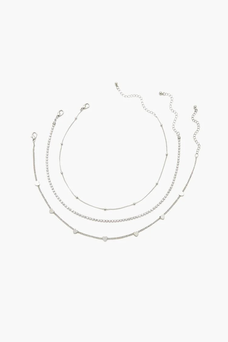 Rhinestone Choker Necklace Set | Forever 21