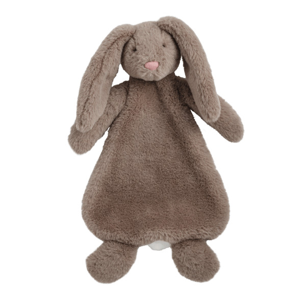 Taupe Bunny Plush Woobie | Mud Pie