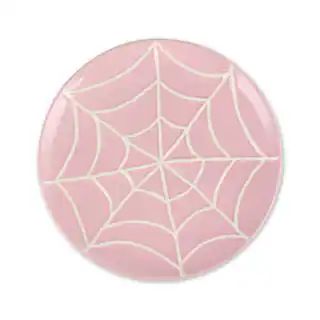 8.5" Pink Ceramic Cobweb Plate by Celebrate It™ | Michaels | Michaels Stores