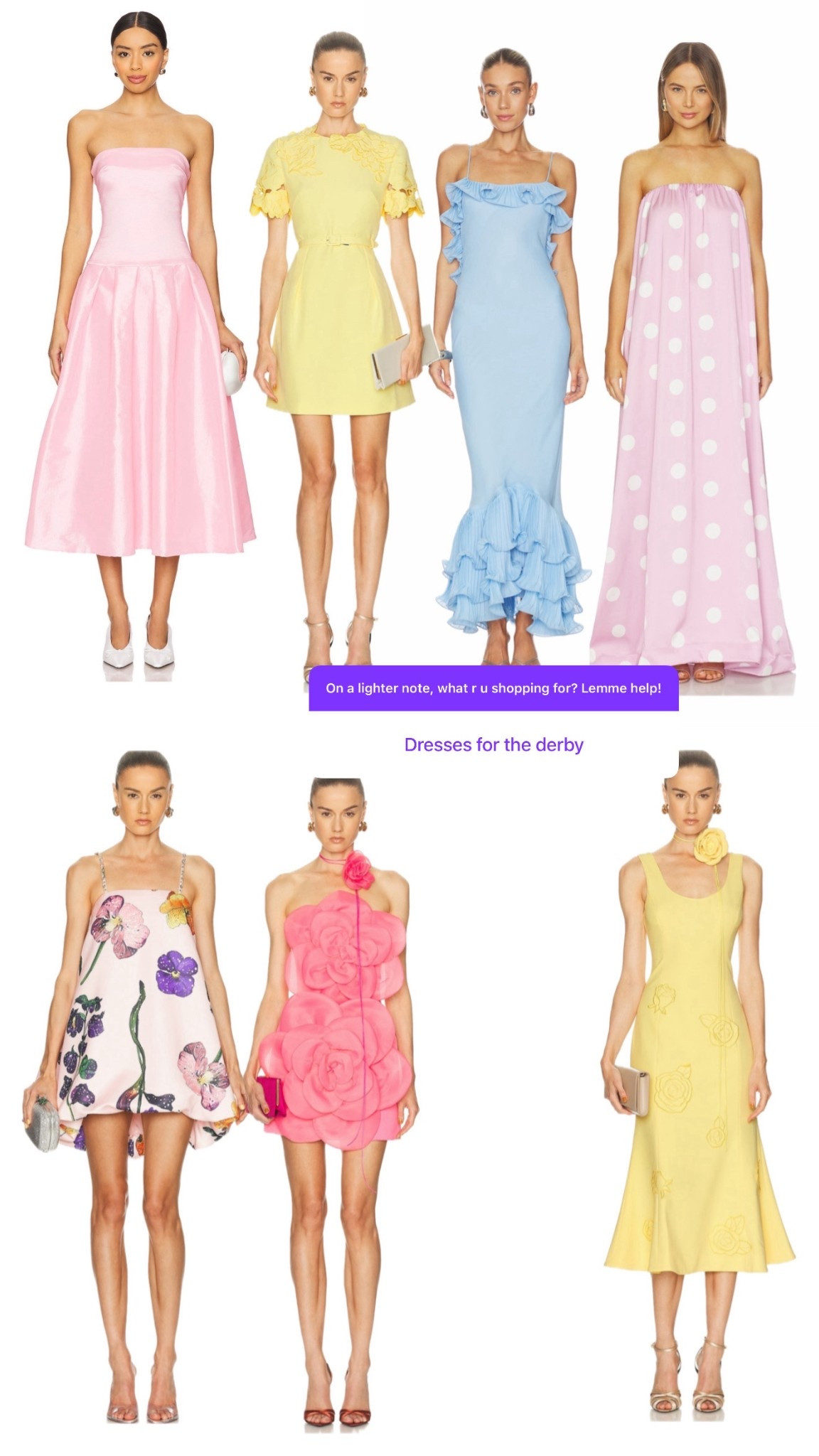 What I would wear to the Kentucky Derby ￼

#LTKTravel #LTKWedding #LTKFestival