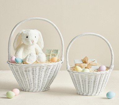 White Sabrina Easter Baskets | Pottery Barn Kids
