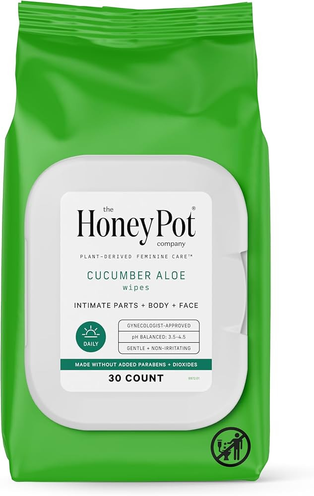 The Honey Pot Company - Feminine Wipes - Daily PH Balancing and Sulfate Free Feminine Products fo... | Amazon (US)