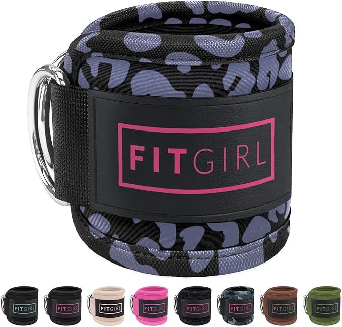 FITGIRL - Ankle Strap for Cable Machines and Resistance Bands, Work Out Cuff Attachment for Home ... | Amazon (US)