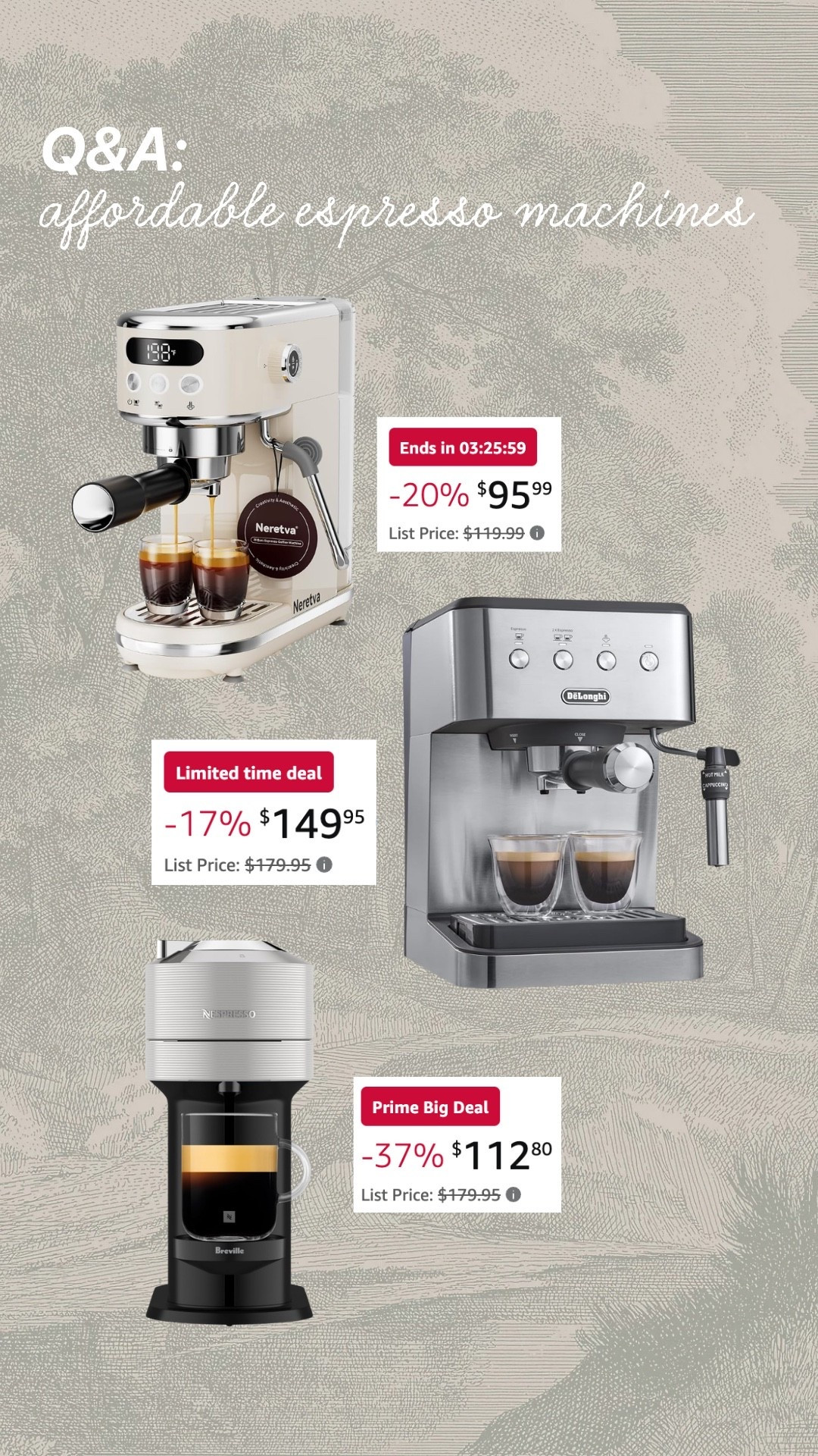 espresso machines are always a good buy on prime day!! 

Dressupbuttercup.com #dressupbuttercup #dederaad