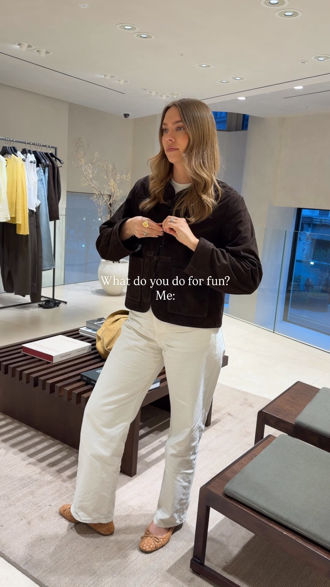 Massimo suede jacket of dream 😍
This is a medium! 