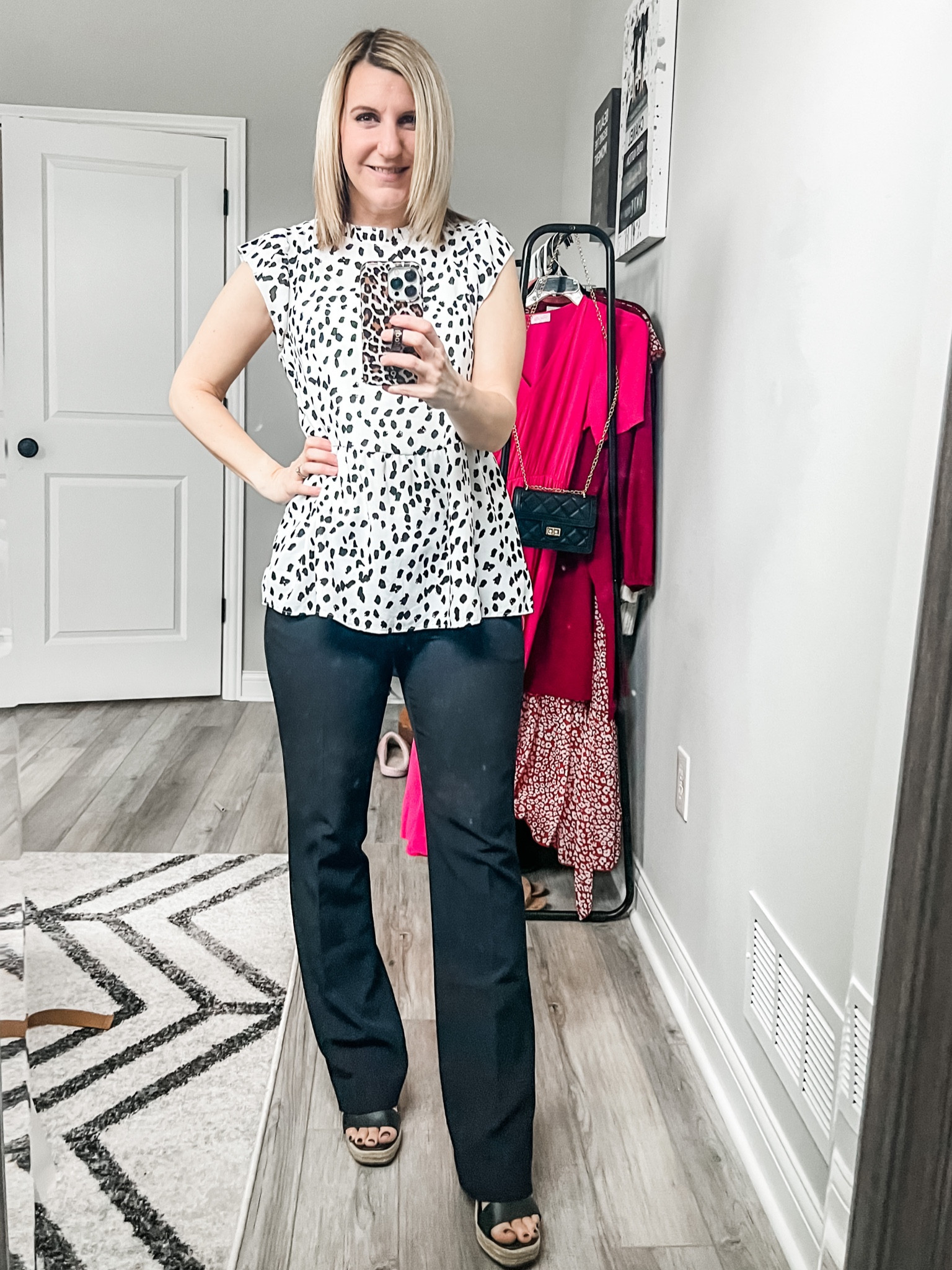 Work wear outfit perfect for spring! This top is so flattering and comes in lots of spring and summer colors. Wearing a small. 
Spring outfit, work outfit, spring tank

#LTKworkwear #LTKstyletip #LTKunder50