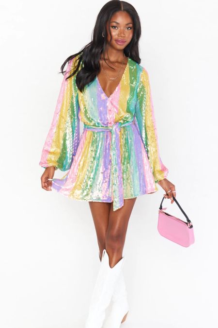 This sequin dress is so amazing!!

Disco party outfit, music concert outfit, rainbow outfit, sequin dress, bachelorette party outfit 

#LTKU #LTKFind